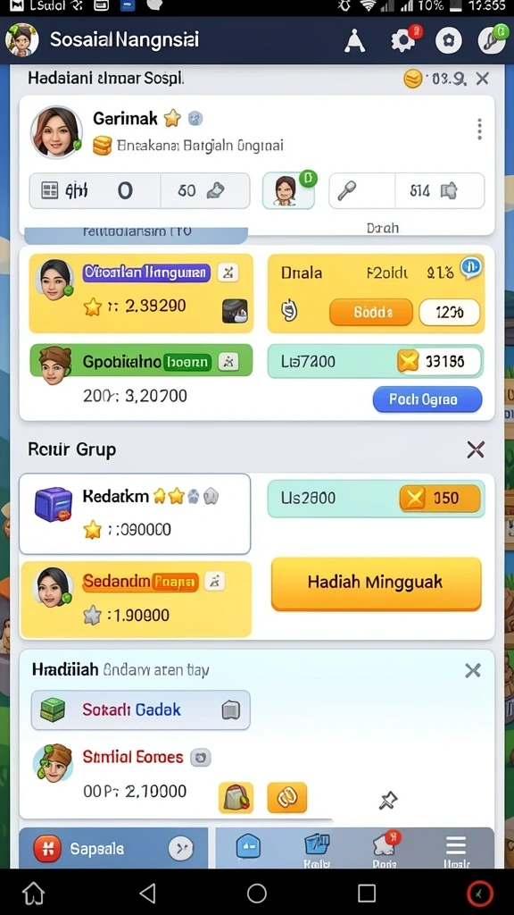 ds99 - Tampilan awal yang memukau dan interaktif.