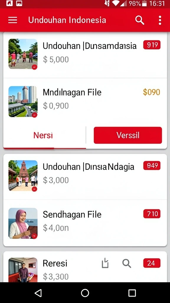 fendi188 - Tampilan menu utama FENDI188 yang intuitif.