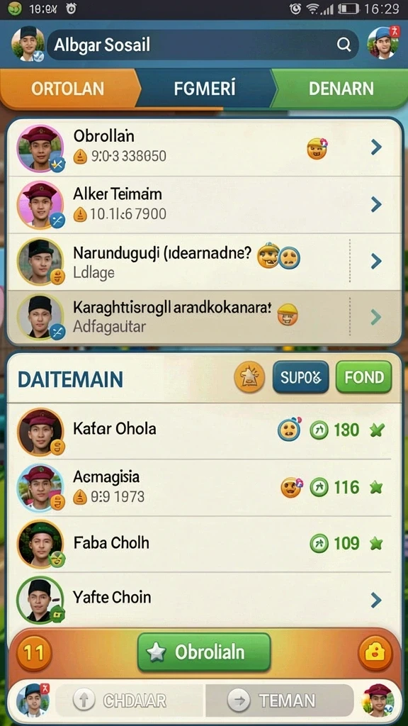 ocatoto - Screenshot menunjukkan karakter utama dalam misi pertarungan.