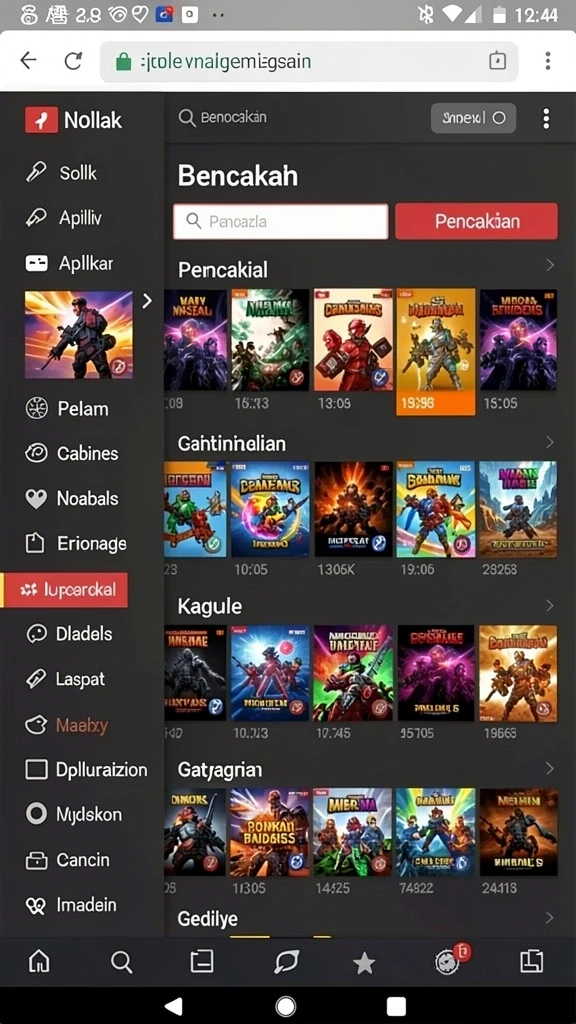 ocatoto - Screenshot menampilkan grafis indah dari dunia OCATOTO.